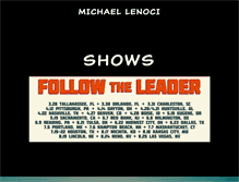 Tablet Screenshot of michaellenoci.com